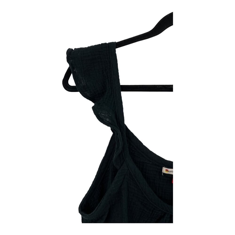 Marine Layer Top Jude Flutter tank top black Large L - Picture 3 of 6